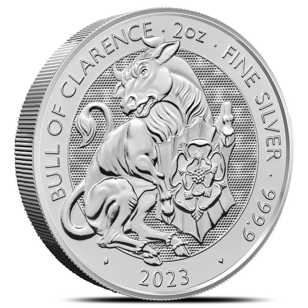2 oz Silver UK Tudor Beasts Bull of Clarence