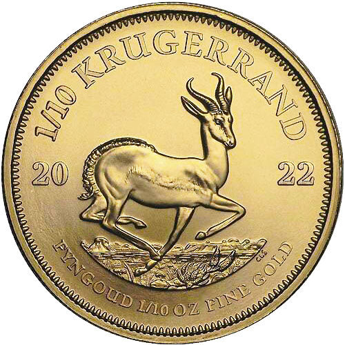 1/10 oz South Africa Gold Krugerrand (BU)