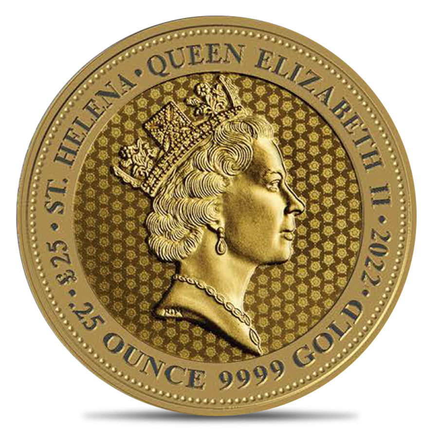1/4 oz Gold St Helena Sovereign