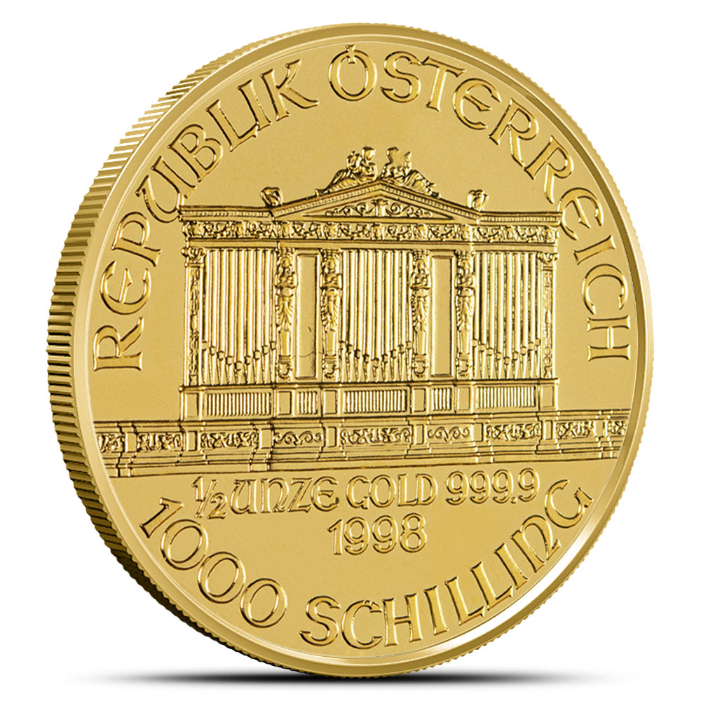 1/2 oz Austrian Gold Philharmonic (Random Year, BU)