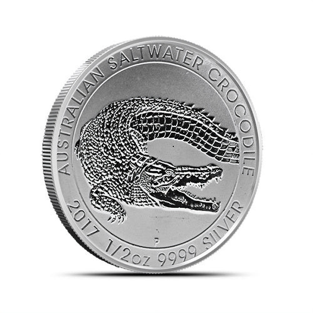 1/2 oz Australian Silver Saltwater Crocodile