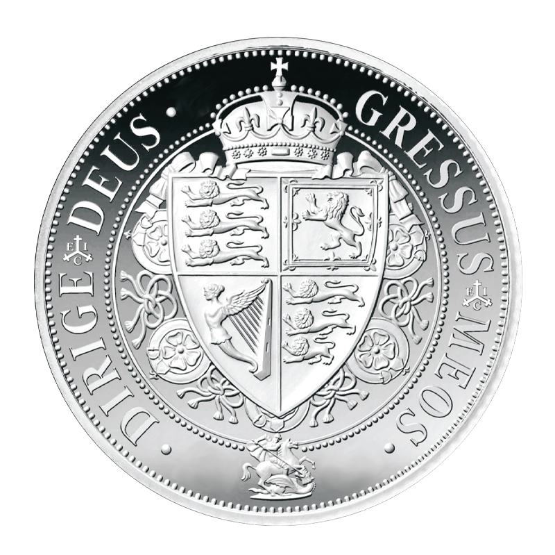 1.25 oz Silver St Helena Sovereign