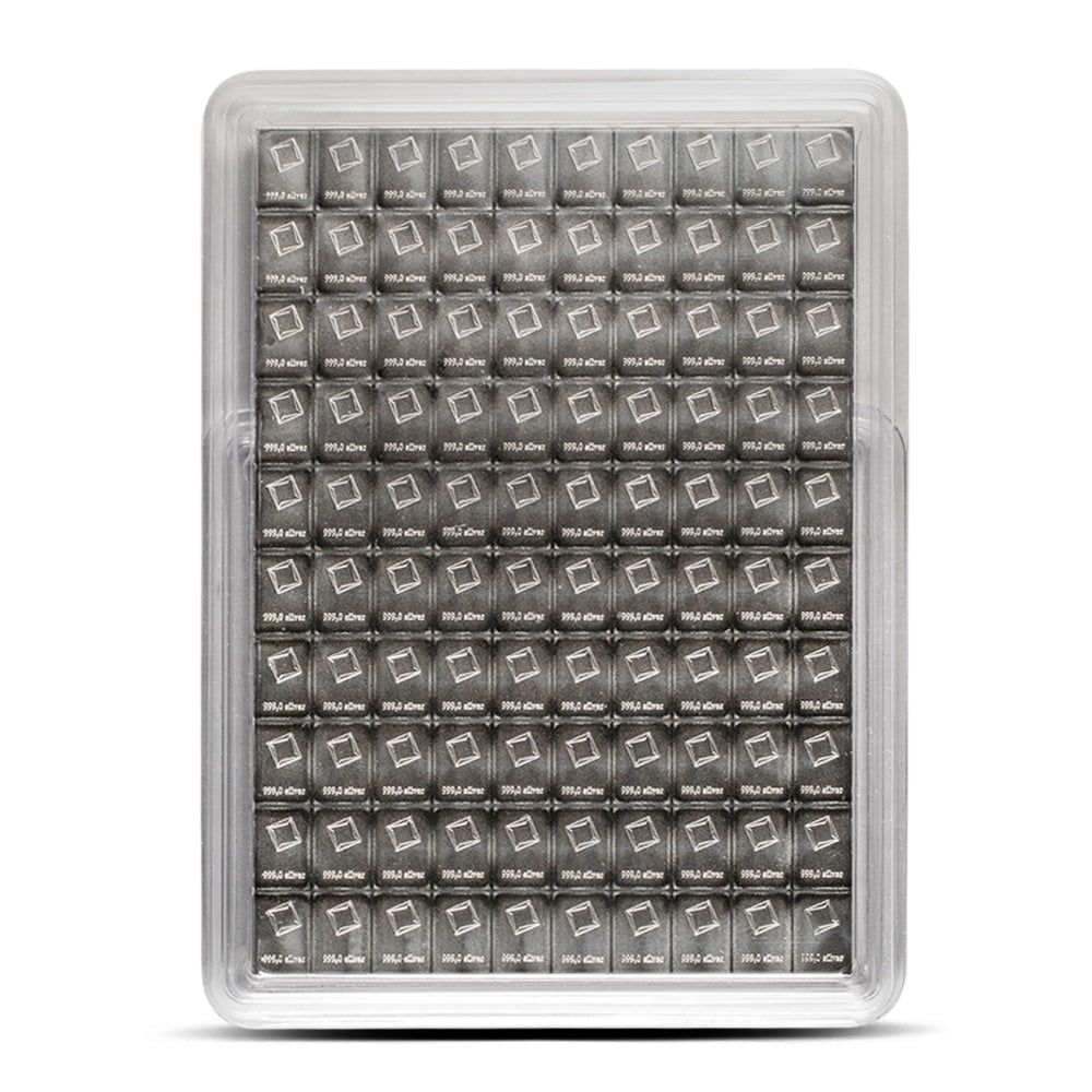 100 g Valcambi Silver Combibar (100 x 1g)