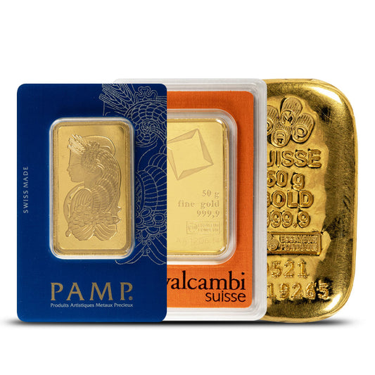 50g Gold Bar (Varied)